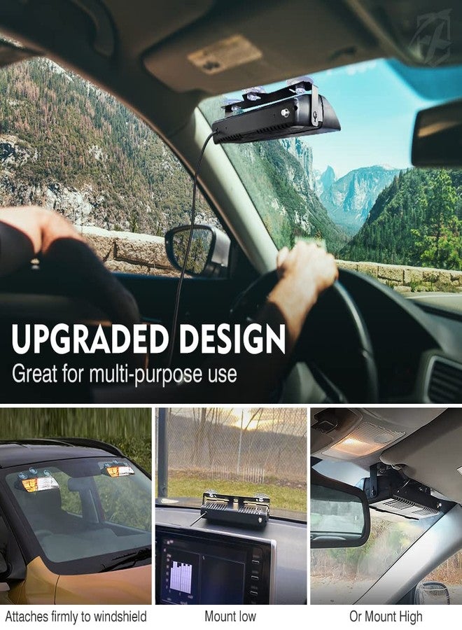 Xprite 2×11 inch High Intensity Red Blue 32 LED Emergency Strobe Dash Lights, Interior Windshield Flashing Police Light w/Suction Cups for Police Law Enforcement POV Vehicles Trucks - Image 3